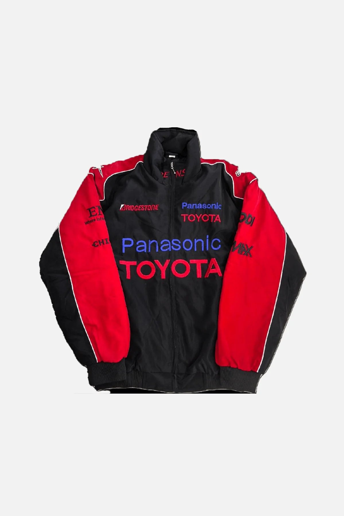 Shop Revnhaus Vintage Toyota Racing Jacket (Black/red) | RevnHaus