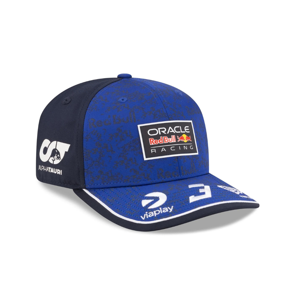 Oracle Red Bull Racing F1 cap with AlphaTauri and Viaplay logos from revnhaus
