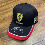 Revnhaus Ferrarri F1 Black Embroided Hat