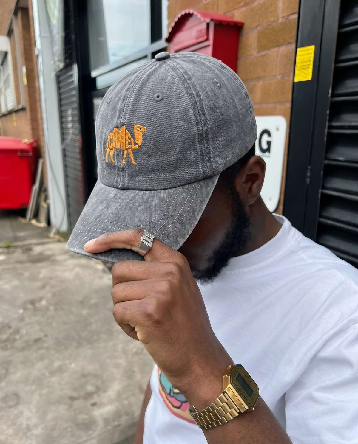 Revnhaus Camel Embroidere Hat (Select Colorway)