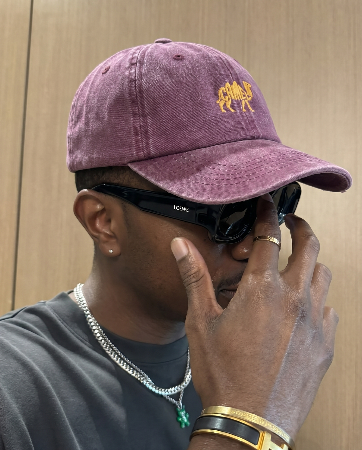 Revnhaus Camel Embroidere Hat (Select Colorway)