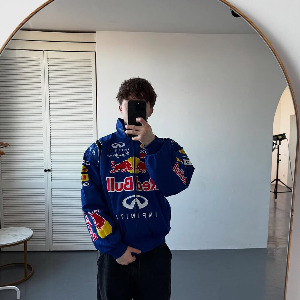 Revnhaus Vintage F1 Red Bull light blue Jacket
