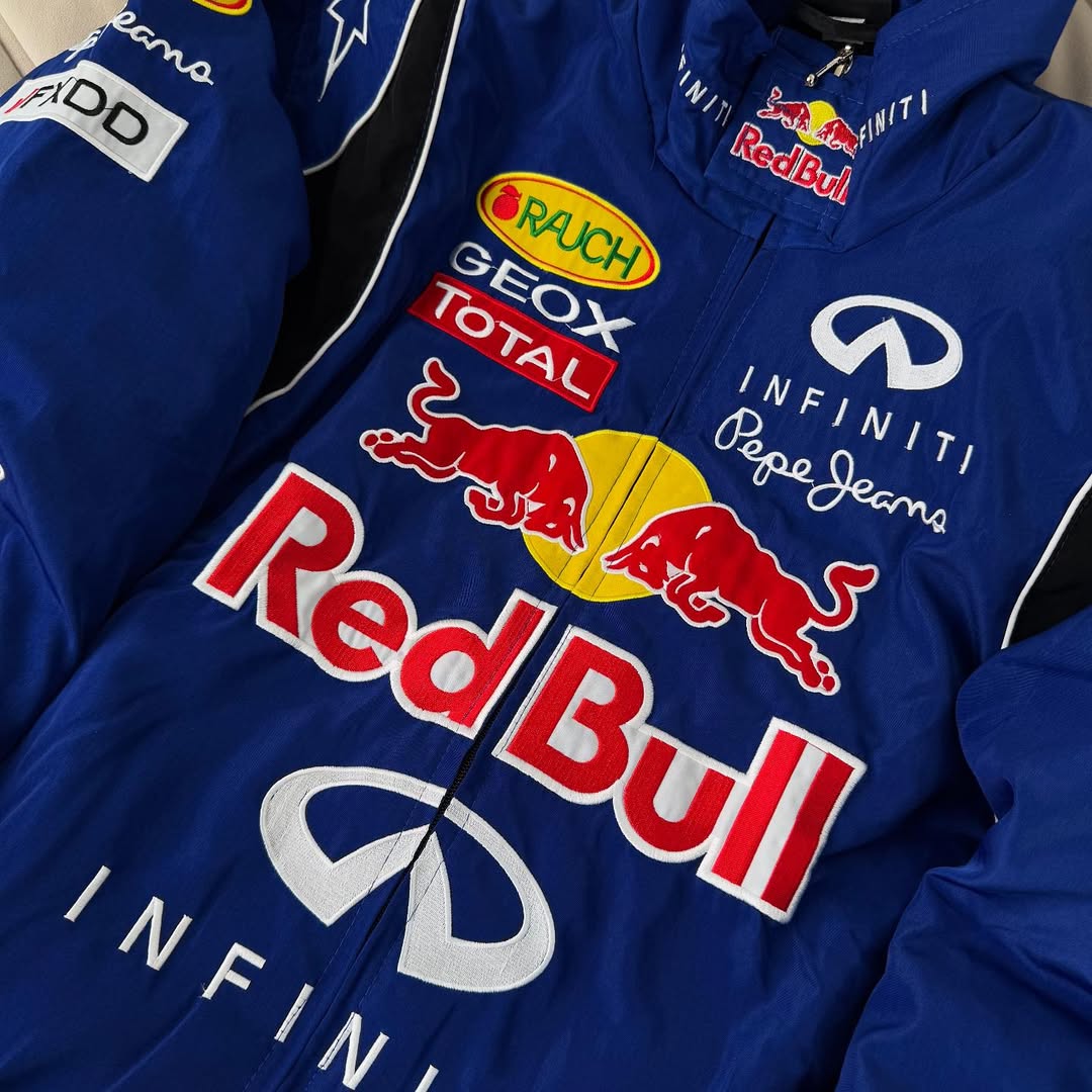 Revnhaus Vintage F1 Red Bull light blue Jacket