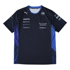 Williams Racing F1 team shirt with Gulf, Puma, and sponsor logos, blue accents from revnhaus