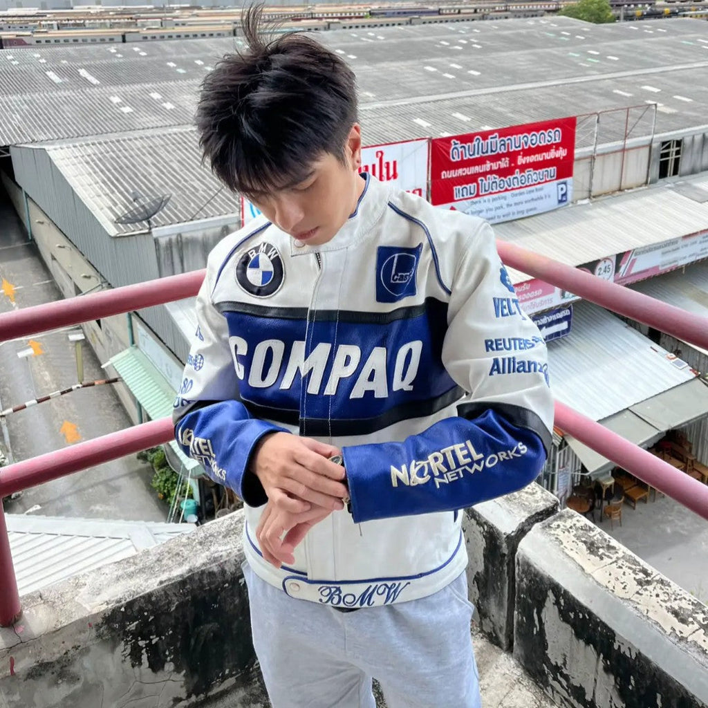 Revnhaus BMW Compaq Vintage Leather Jacket