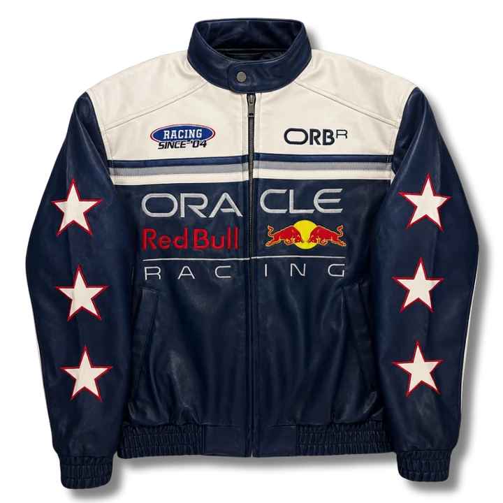 Revnhaus Vintage F1 Redbull "MAX" Leather jacket