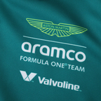 Aston Martin Aramco Formula One Team racing jacket with Valvoline logo, from revnhaus