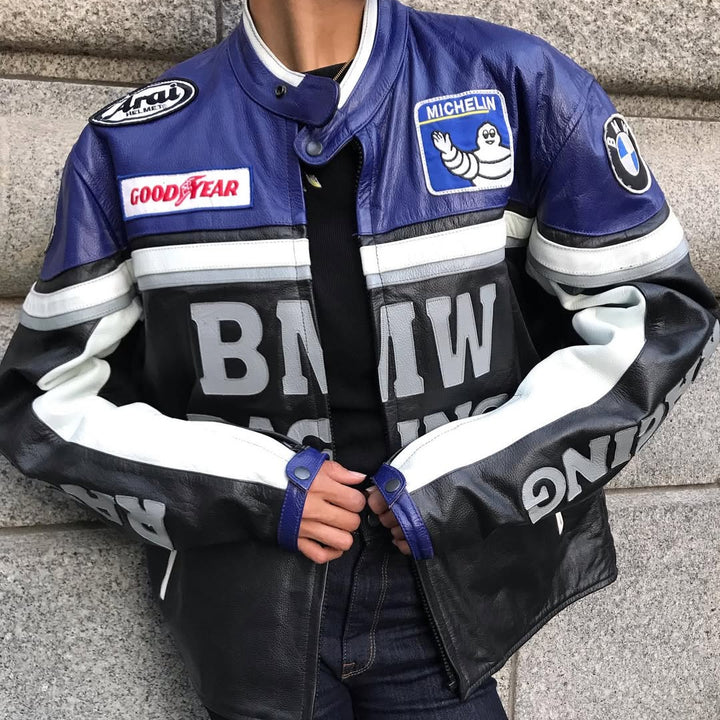 Revnhaus Vintage F1 BMW Racing Leather jacket