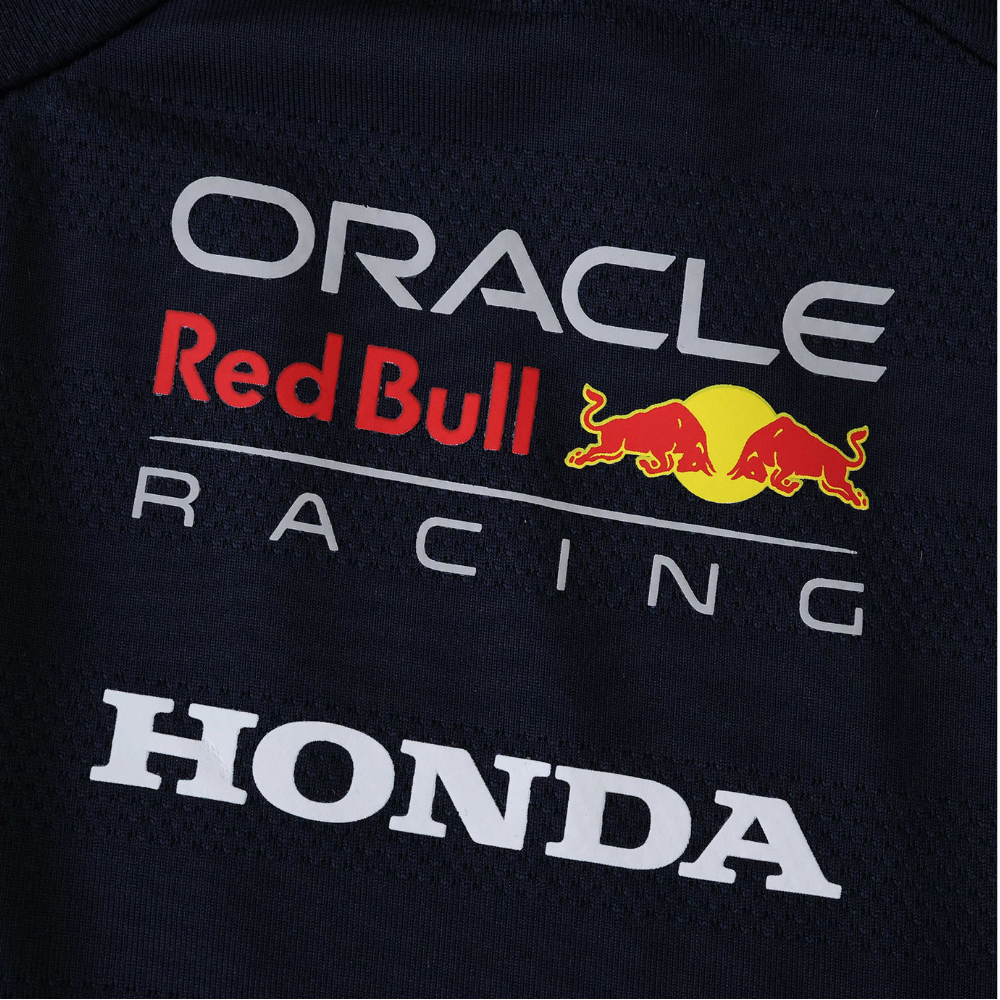 Oracle Red Bull Racing Honda team logo on dark jersey from revnhaus