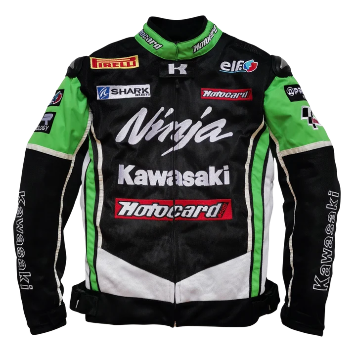 Revnhaus Vintage F1 Kawasaki Leather jacket