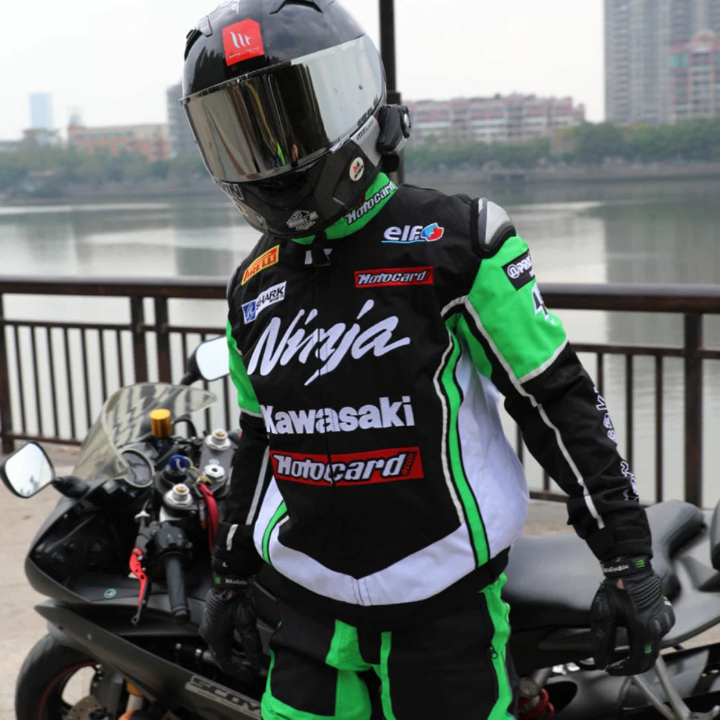 Revnhaus Vintage F1 Kawasaki Leather jacket