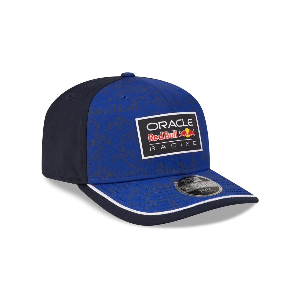 Oracle Red Bull Racing youth cap with blue and navy design from revnhaus