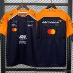 McLaren F1 Team racing jersey with sponsor logos, front and back view from revnhaus