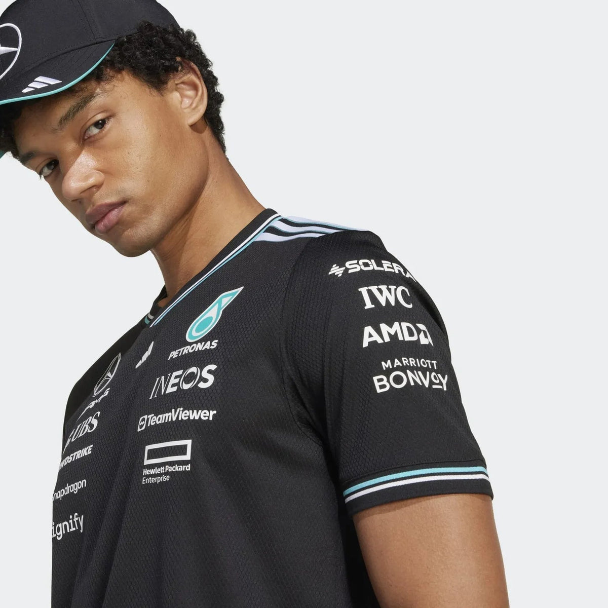 Revnhaus Mercedez F1 Racing Team Black Jersey and T-Shirt