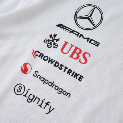 Revnhaus Mercedes F1 Racing Team White Jersey and T-Shirt