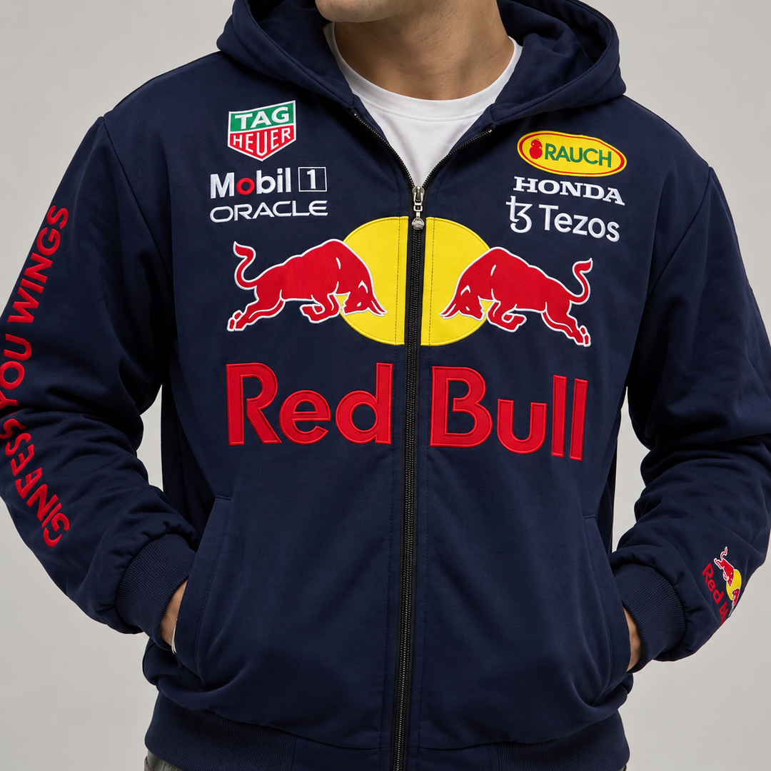 Revnhaus Vintage Redbull Racing Hoodie (Blue)