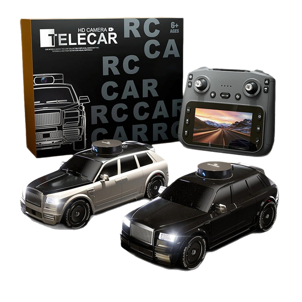 RC car with HD camera and remote control, Telecar brand, from revnhaus