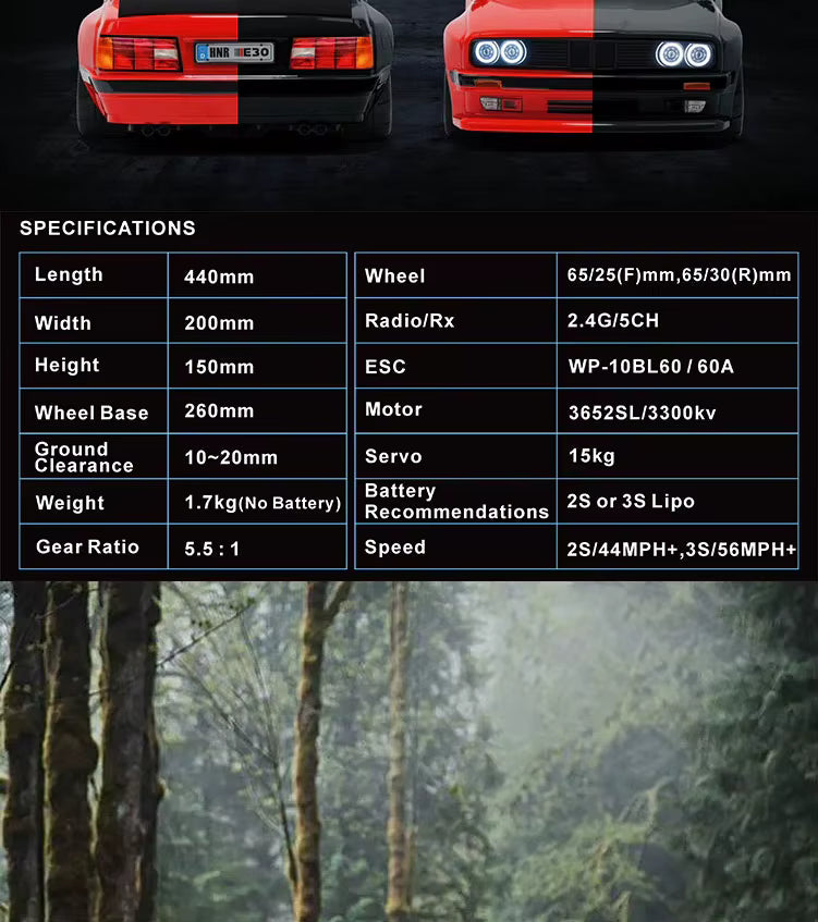 REVNHAUS Hockenheim Drift — 1:10 4WD Brushless RC Car