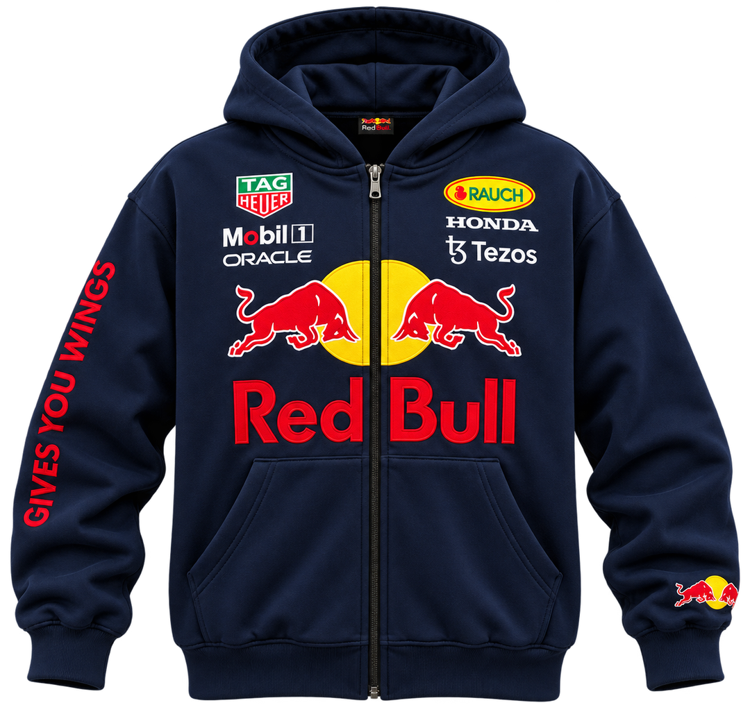 Revnhaus Vintage Redbull Racing Hoodie (Blue)