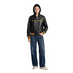 Revnhaus Vintage F1 Porsche Racing Leather Jacket (Black)