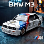 BMW M3 Warsteiner race car die-cast model with DEKRA livery, collectible motorsport gear from revnhaus