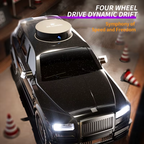 Black RC drift car with HD camera, four-wheel drive dynamic drift, from revnhaus