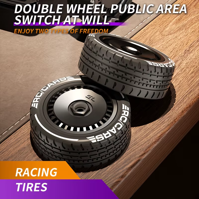 RC racing tires with dual tread design for drift and grip, from revnhaus