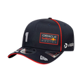 Oracle Red Bull Racing cap with #1, Viaplay logo, red trim, New Era 9FIFTY from revnhaus