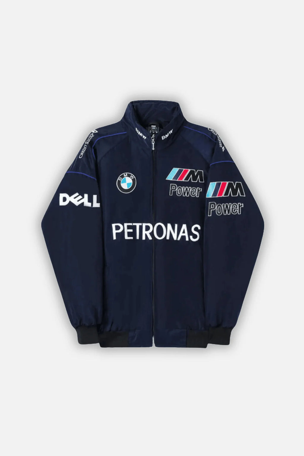 BMW M Power Petronas racing jacket with Dell and Credit Suisse logos from revnhaus