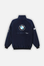 BMW Sauber F1 Team navy jacket with logo and sleeve graphics from revnhaus