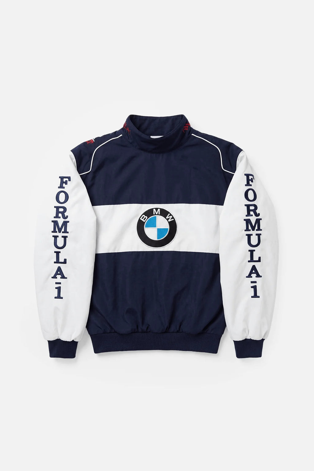 BMW Formula 1 racing sweatshirt with navy and white design from revnhaus