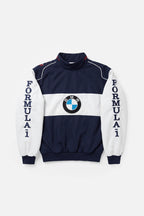 BMW Formula 1 racing sweatshirt with navy and white design from revnhaus