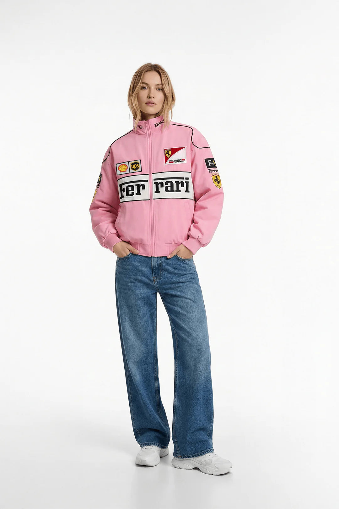 Revvon Pink rarri racing jacket
