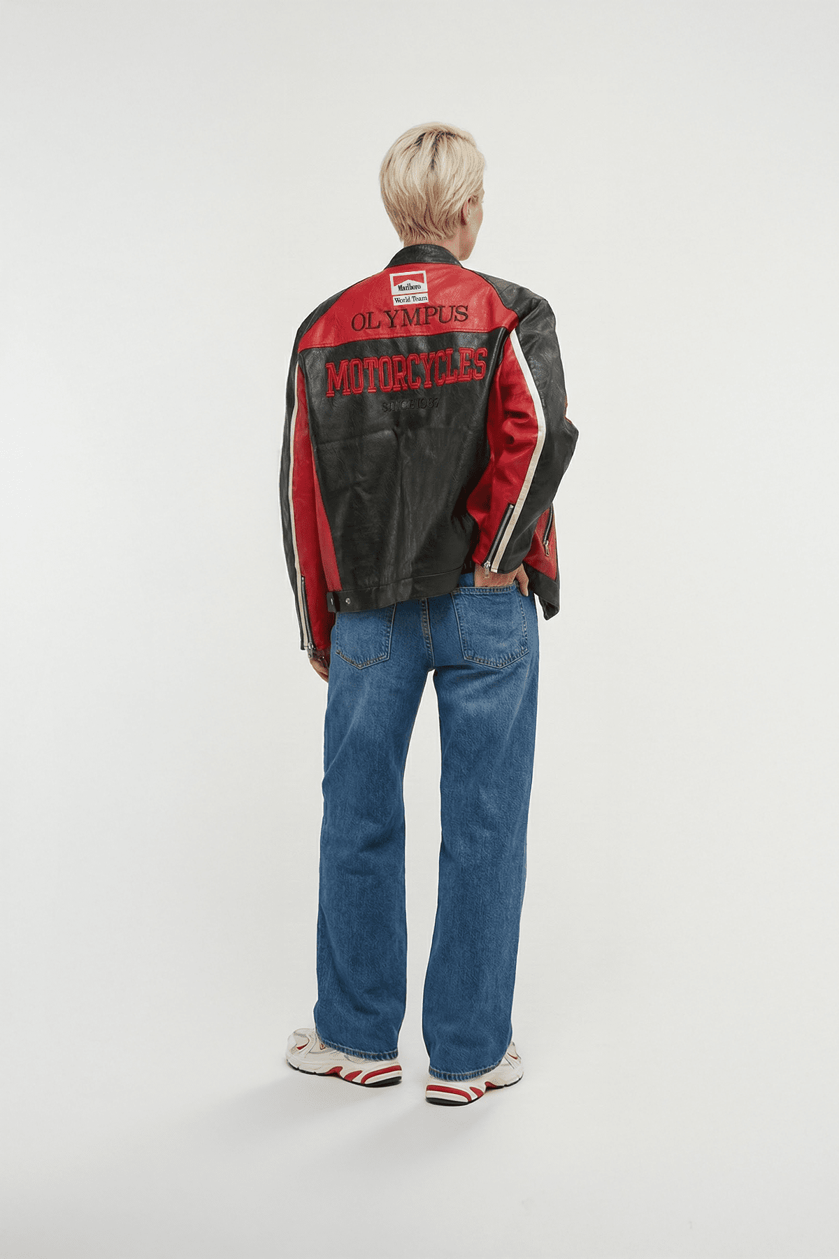 Revnhaus Vintage F1 Rarri Biker Leather jacket (Olympus Edition)