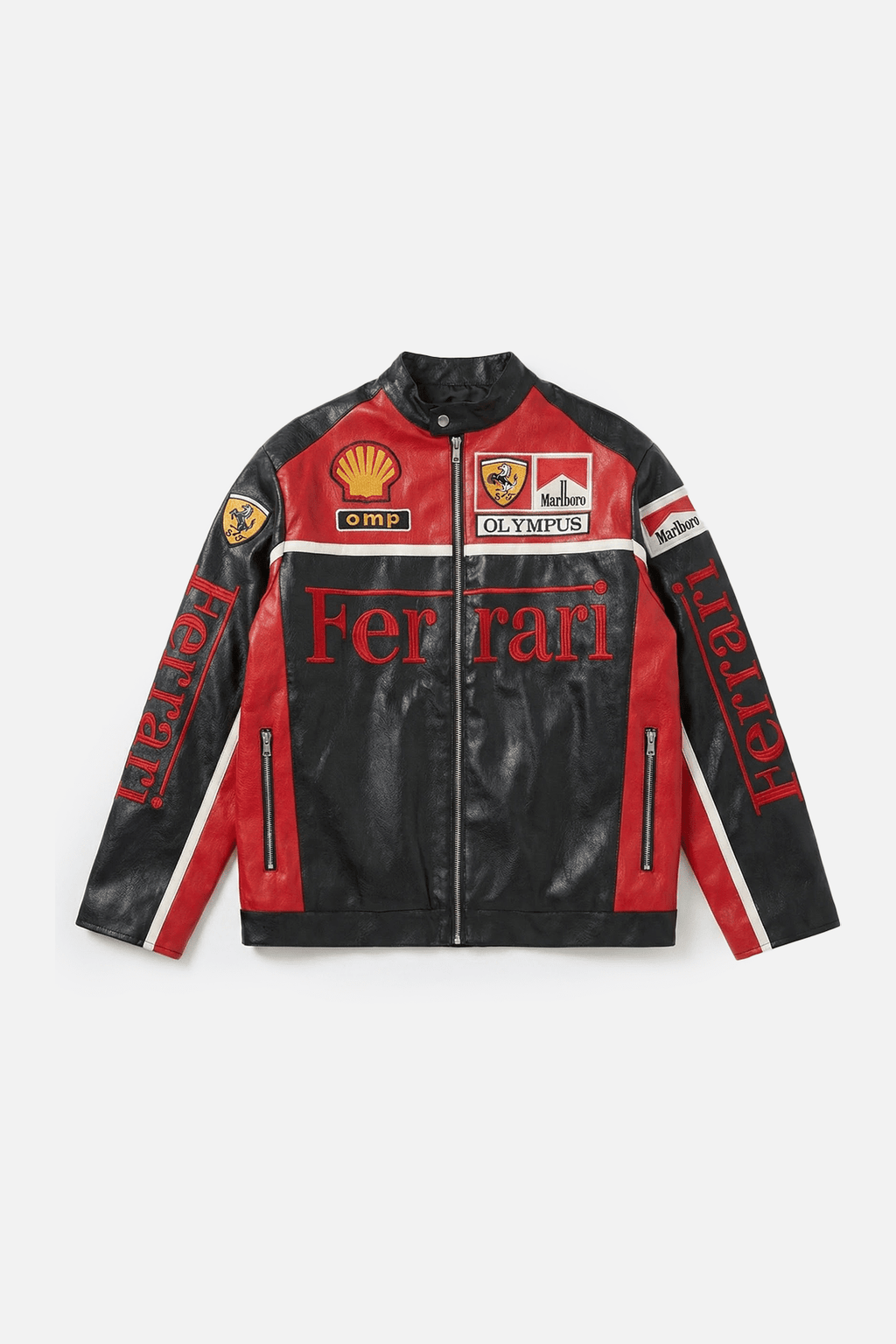 Revnhaus Vintage F1 Rarri Biker Leather jacket (Olympus Edition)
