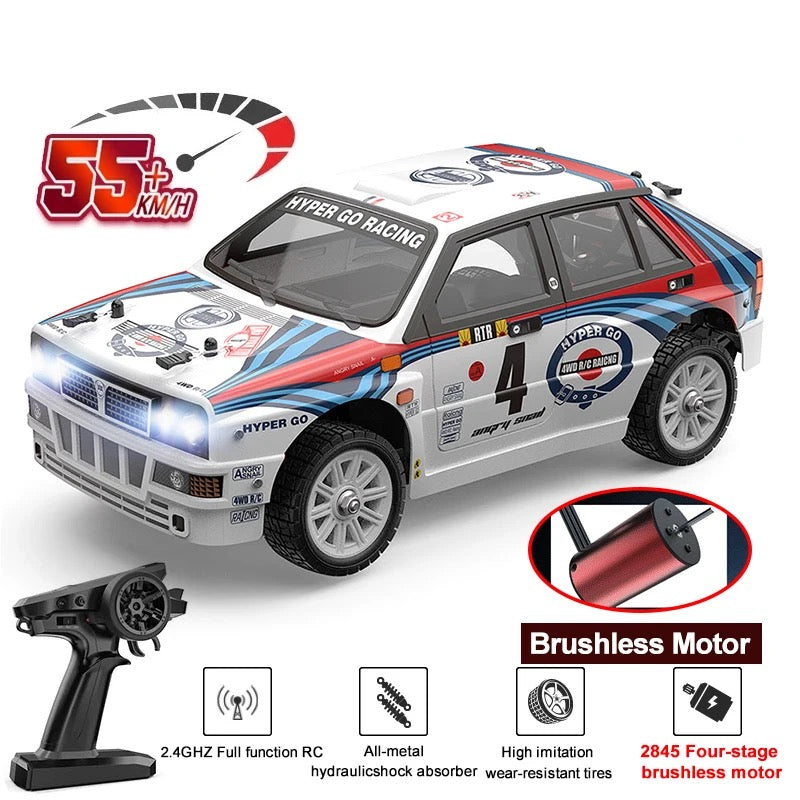 RC drift car with brushless motor, 55+ km/h speed, 2.4GHz remote, from revnhaus
