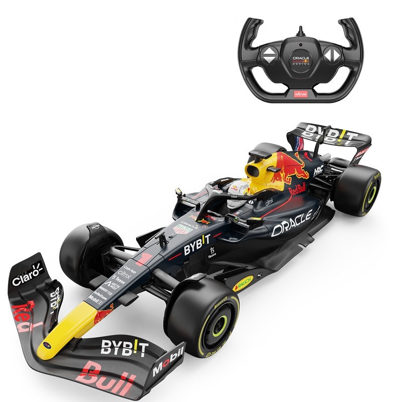 Red Bull F1 remote control car with steering wheel controller from revnhaus