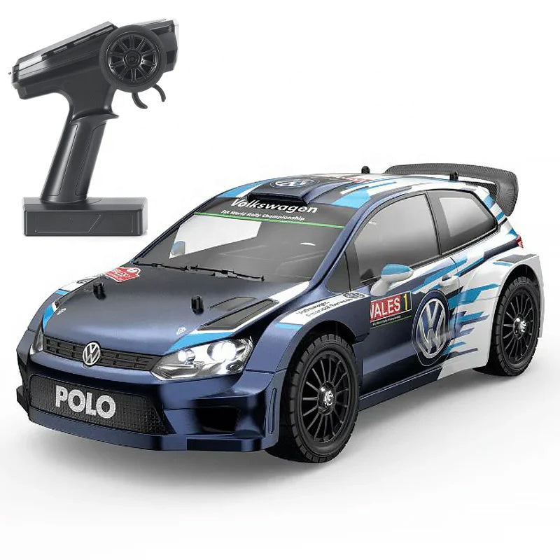 Volkswagen Polo RC drift car with remote control, motorsport livery from revnhaus