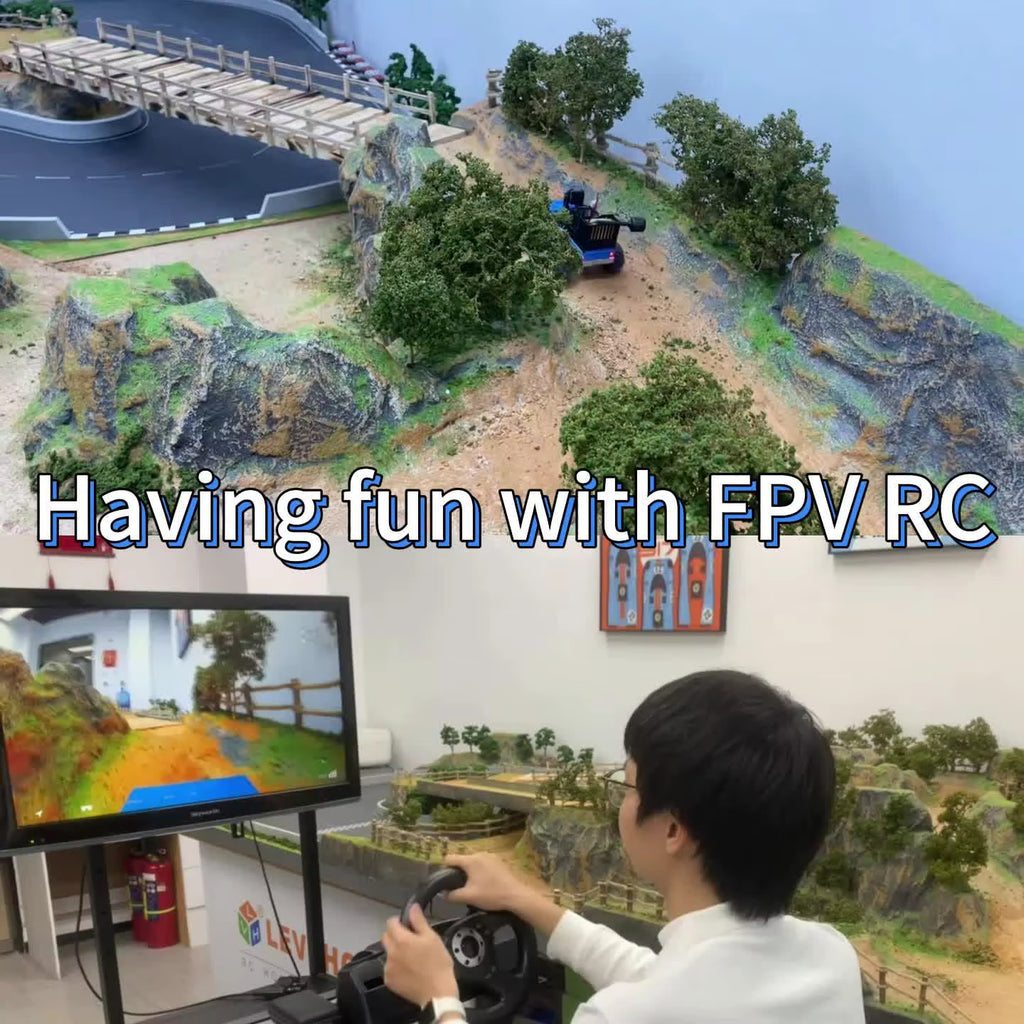 Revnhaus DriveVision Promax™ — RC Driving Simulator Car 1080P Camera 2.4GHz FPV Experience