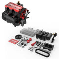 Sento Engine RC car engine kit with red and black parts, tools, and components from revnhaus