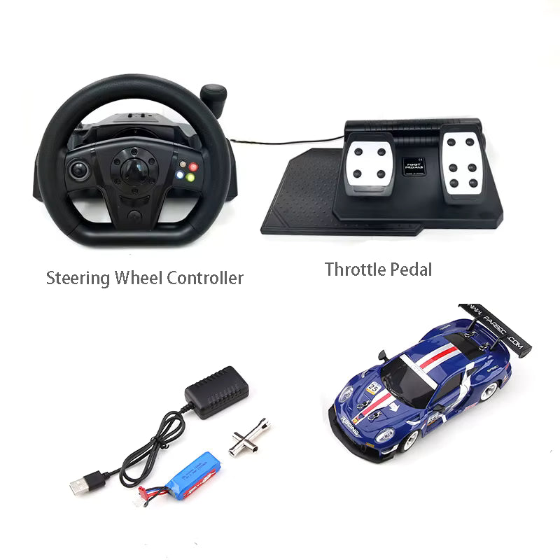 Revnhaus VisionRacer FPV™ — 1:28 4WD RC Car with HD Camera 2.4GHz App Control Real-Time Video