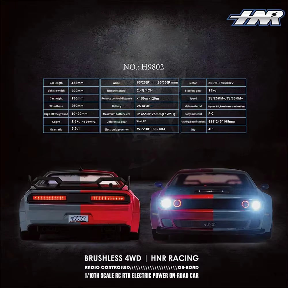 Revnhaus Challenger demon — 1:10 4WD Brushless RC Car
