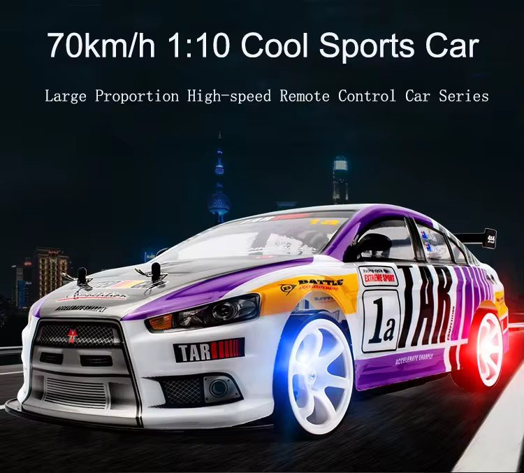 Revnhaus Apex GTs — 1:10 High-Speed Electric RC Car 4WD 2.4GHz Performance Edition