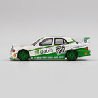 White and green Mercedes-Benz DTM die-cast model car with DEKRA 20 livery from revnhaus