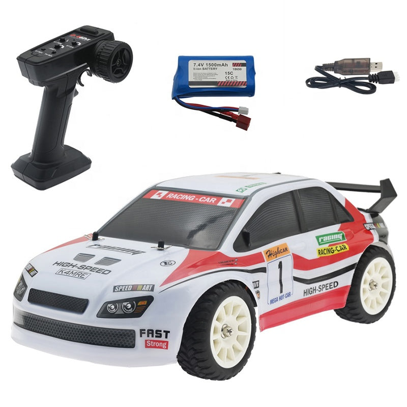 RC drift car with remote, battery, and USB charger for high-speed racing from revnhaus
