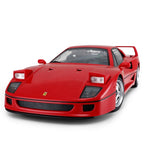 Red Ferrari F40 die-cast collectible model car with iconic design from revnhaus