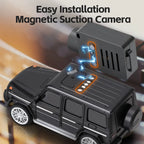 Magnetic suction camera for RC drift car with easy installation from revnhaus