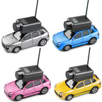 Mini RC drift cars with FPV cameras in silver, blue, pink, yellow from revnhaus
