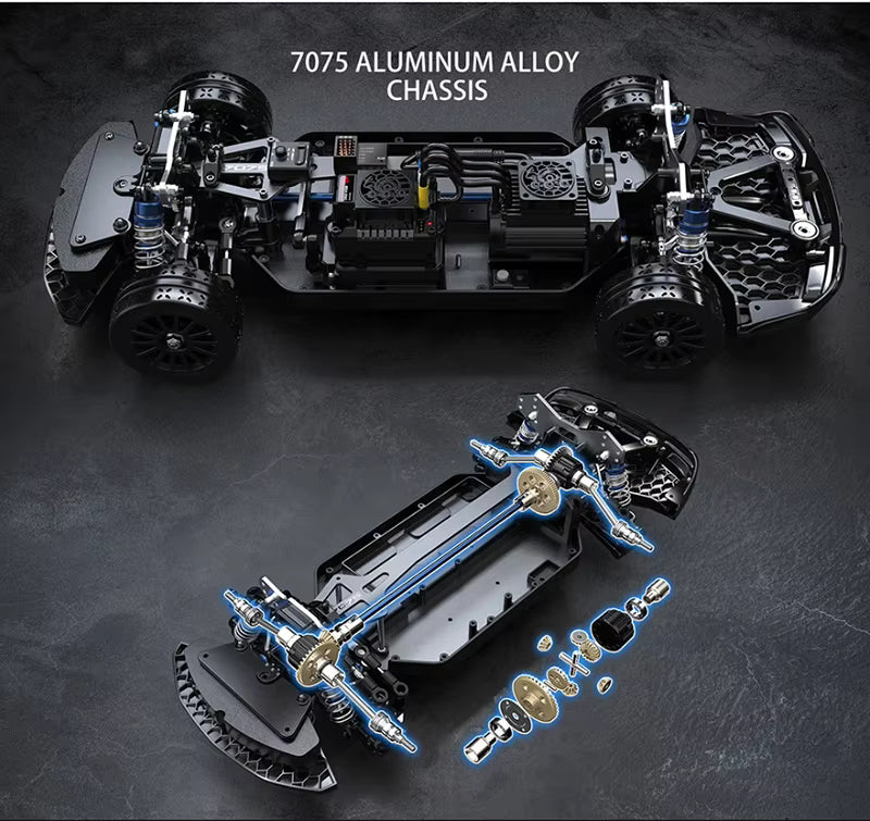 Revnhaus Dominator GT™ — 1:10 Brushless 4WD RC Muscle Drift Car High-Speed 2.4GHz