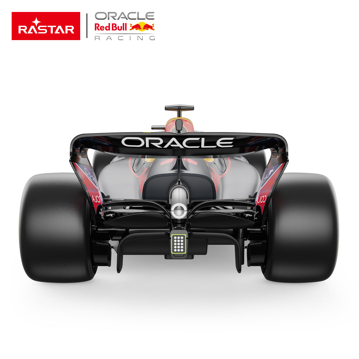 Oracle Red Bull Racing F1 car front view with Rastar branding from revnhaus